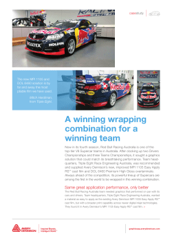 A winning wrapping combination for a winning team
