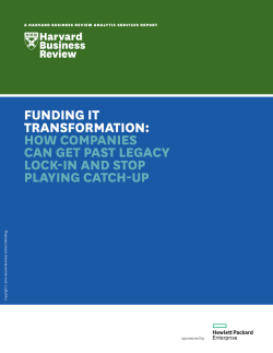 Funding IT Transformation: How Companies Can Get