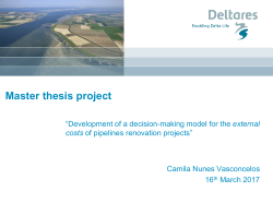 Master thesis project