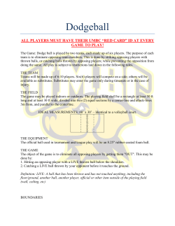 Dodgeball - Recreation