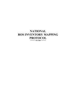 ROS Mapping - USDA Forest Service
