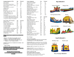 Price List - US Army MWR :: Ft. Riley