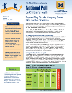 Pay-to-Play Sports Keeping Some Kids on the Sidelines