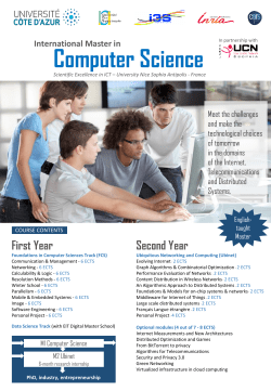 Pr&eacute;sentation PowerPoint - master computer science