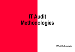 IT Audit Methodologies