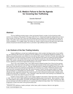 US Media`s Failure to Set the Agenda for Covering