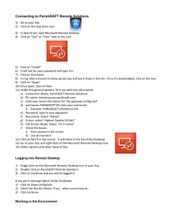 Connecting to Remote Solutions_MAC
