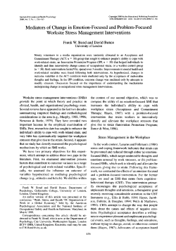 Mediators of Change in Emotion-Focused and Problem