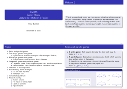 Stat155 Game Theory Lecture 21: Midterm 2 Review - b