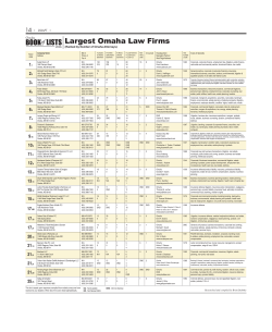 Largest Omaha Law Firms