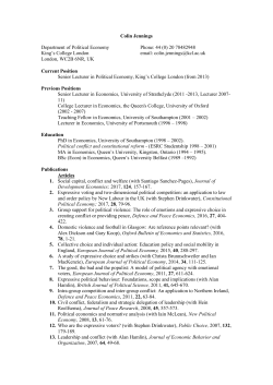 Colin Jennings - King`s College London