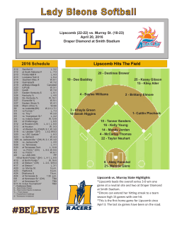 Lady Bisons Softball