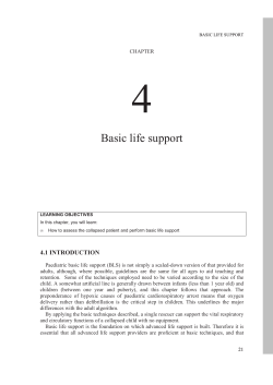 Basic life support - Advanced Life Support Group