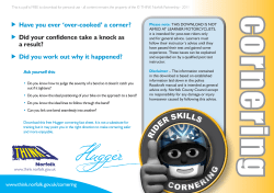 Hugger - Cornering Guide