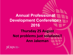 Problem solving presentation