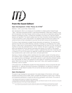 Open Development: A New Theory for ICT4D