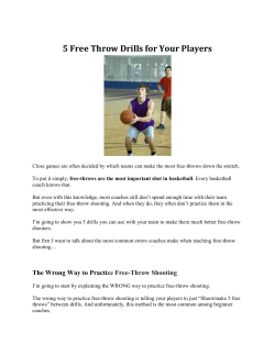 5 Free Throw Drills for Your Players