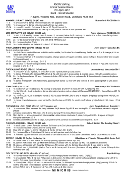 RSCDS Stirling End of Season Dance 7th April 2017 Band &ndash; David