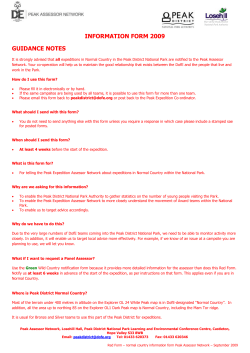 information form 2009 guidance notes