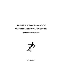 ASA WORKBOOK 1-25-11 - Arlington Soccer Association