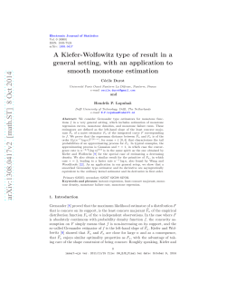 A Kiefer-Wolfowitz type of result in a general setting, with an