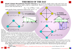 Heath`s Finitely Discontinuous Function Theorem