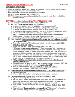 gtgr notes 101-110 - Country Bible Church