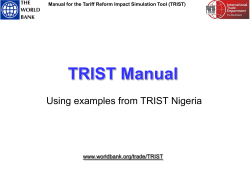 Building a tool to estimate the revenue, price and output impact of