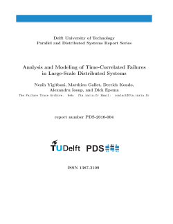 Analysis and Modeling of Time-Correlated Failures in Large