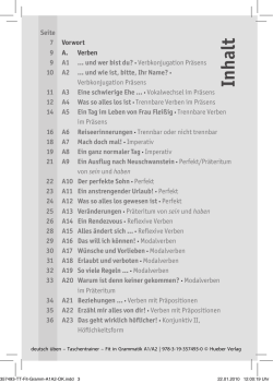 Fit in Grammatik A1/A2 - Hueber | Shop/Katalog