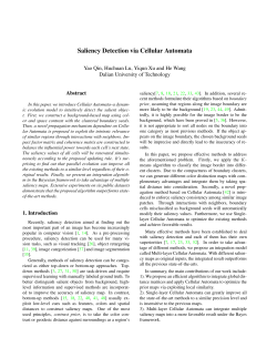Saliency Detection via Cellular Automata