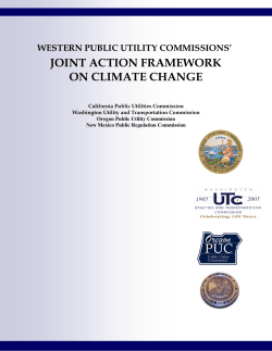 Joint Action Framework on Climate Change