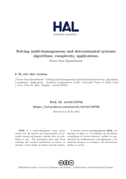 Solving multi-homogeneous and determinantal systems: algorithms