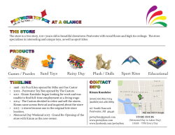 Games / Puzzles AT A GLANCE THE STORE PRODUCTS