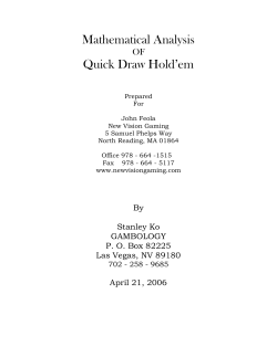 Mathematical Analysis