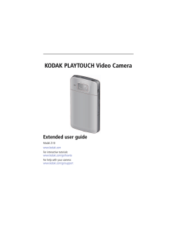 KODAK PLAYTOUCH Video Camera