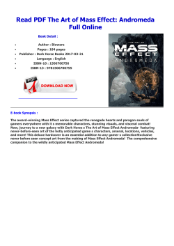 Read PDF The Art of Mass Effect: Andromeda Full