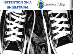 Retention On A Shoestring