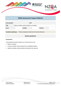 7123 Student guidelines