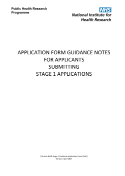 application form guidance notes for applicants submitting