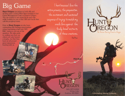Big Game - Hunt Oregon, LLC