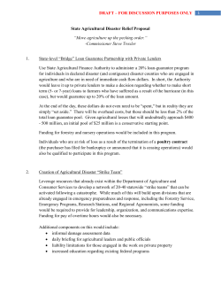 FOR DISCUSSION PURPOSES ONLY State