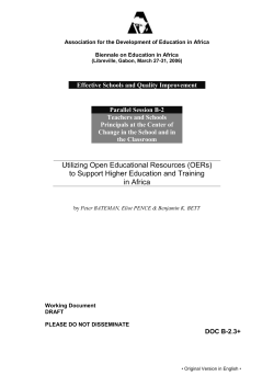 Doc B-2.3.1. (Word) - Association for the Development of Education