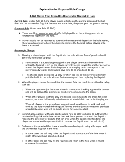 Explanation for Proposed Rule Change