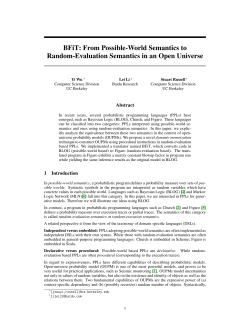 BFiT: From Possible-World Semantics to Random