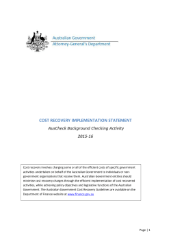 Cost-Recovery-Impact-Statement - Attorney