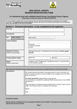 Cl3 worker registration form