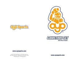 Gametime Set Contents