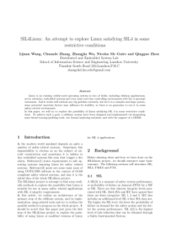 SIL4Linux: An attempt to explore Linux satisfying SIL4 in