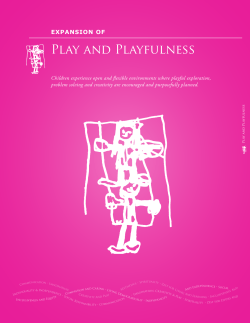 Play and Playfulness - Government of New Brunswick
